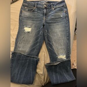 American Eagle distressed jeans size 12